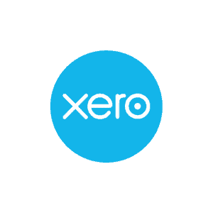 Xero Xero logo in a blue circle with white text.