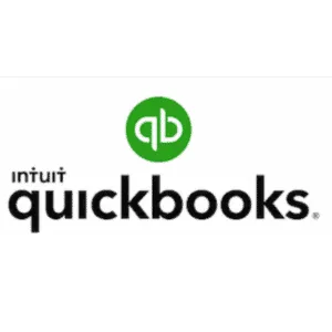 Quickbooks Logo of Intuit QuickBooks displaying the brand name and initials in green and black.